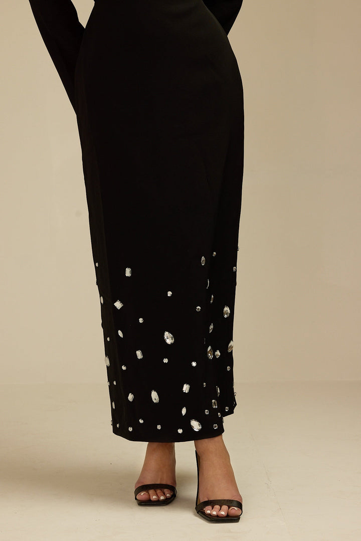 Elliana- Maxi Diamond Bottom Dress Fabslay