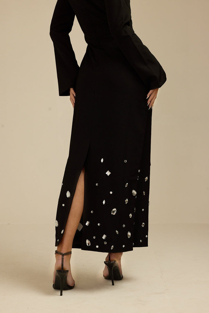 Elliana- Maxi Diamond Bottom Dress Fabslay
