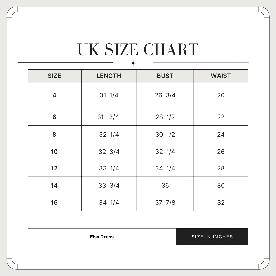 ELSA POLKA DOT MINI DRESS WITH POCKETS size chart